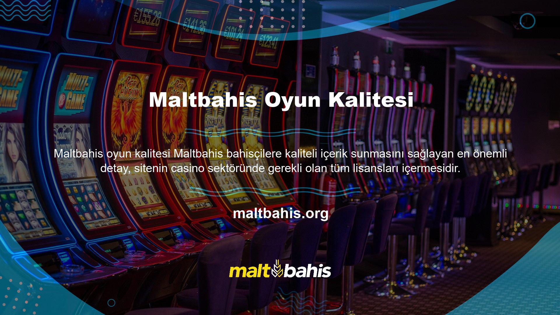 Oyuncular veya casino oyuncuları istedikleri içeriği Maltbahis bulabilir ve para kazanabilirler